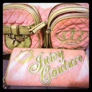 Juicy Couture handbag & wallet set