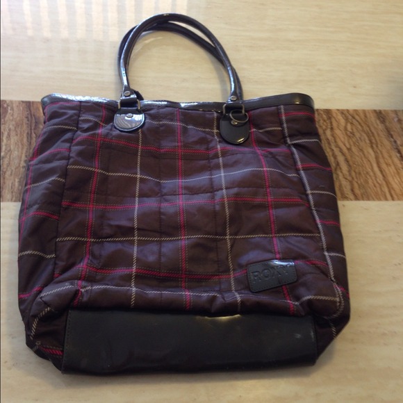 Really cute brown and pink Roxy bag