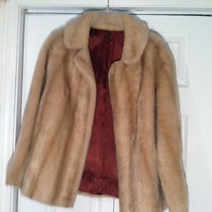Faux fur coat