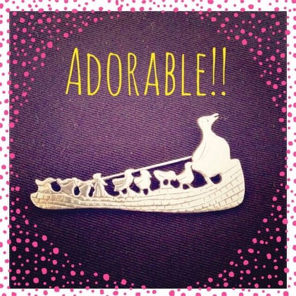 Sterling silver duck pin