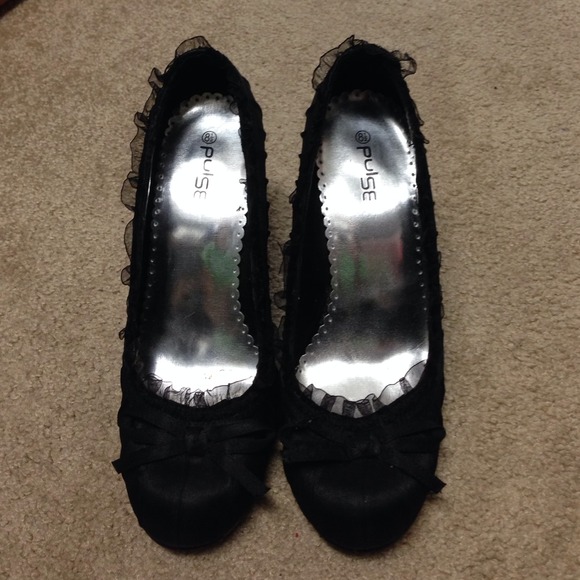 Black heels