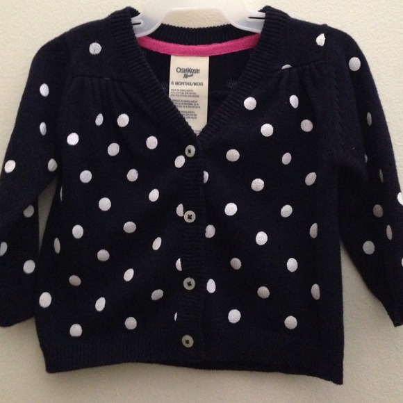 ❌SOLD❌ Osh Kosh baby girl cardigan sweater 6 month