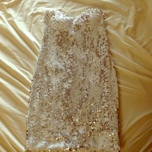 BUNDLE Sequin Tube Dress & blazer