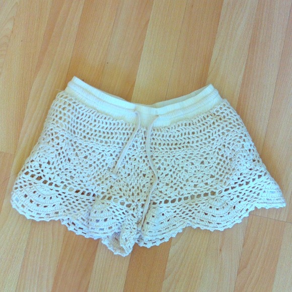 Crochet shorts