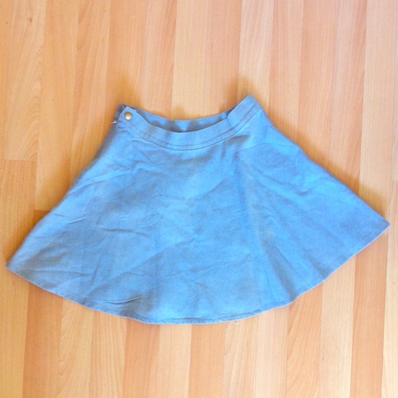 [SOLD!] American apparel denim circle skirt