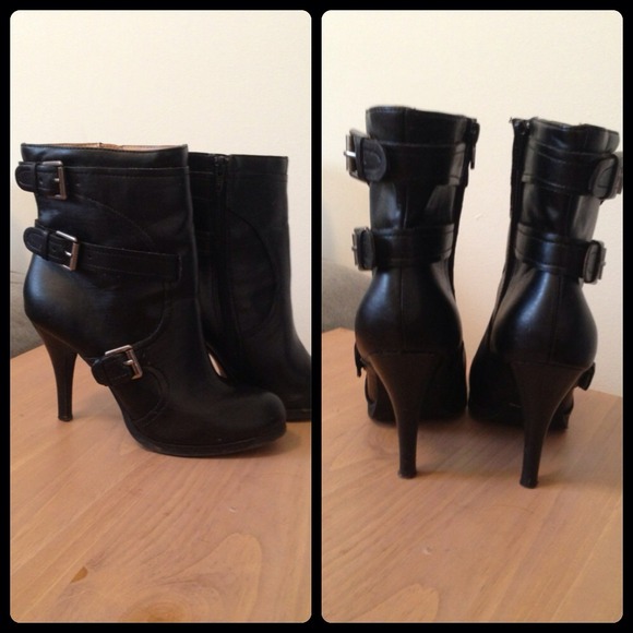 Nine West Ankle Buckle Boots - Picture 2 of 4