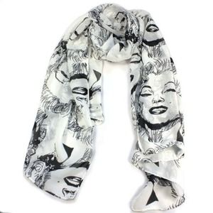 Marilyn Monroe chiffon scarf