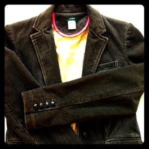 J. Crew corduroy women's brown blazer