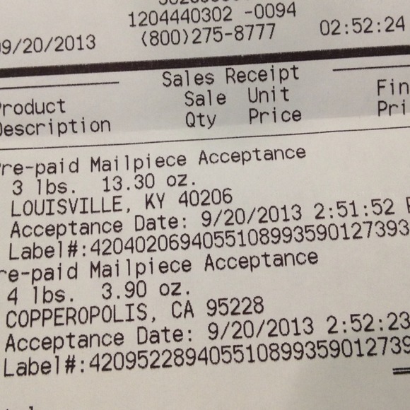 Printed, Boxed,, and Shipped!