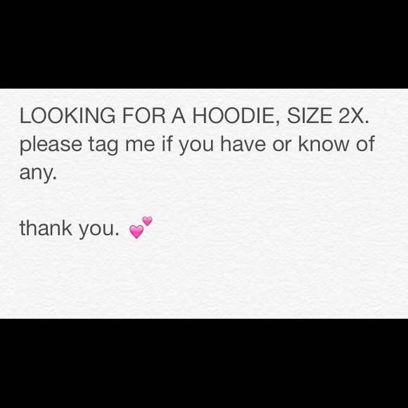 in need of a hoodie.