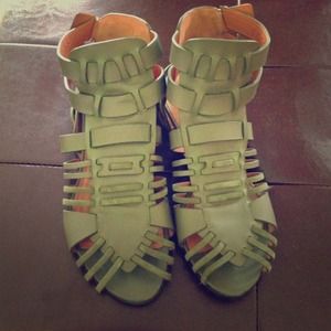 Givenchy flat leather sandals 37