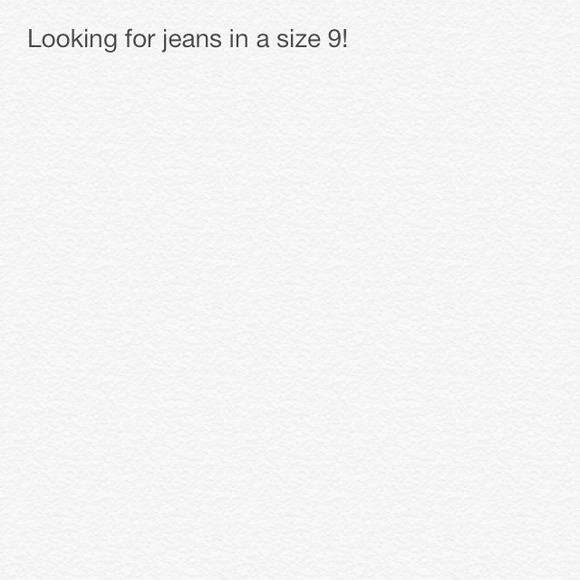 Lookin for jeans! - Picture 1 of 1