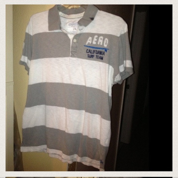 Bundle of 3 Men's Aeropostatle Shirts SzL - Picture 2 of 4