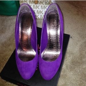 Purple almond toe pumps NEWLY REDUCED PRICE!!!!