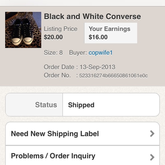 Black and White Converse