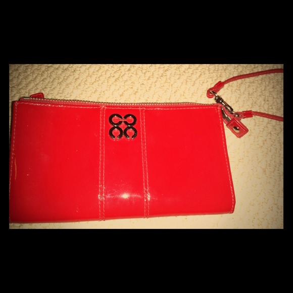 Authentic Red Coach Patent Leather Wrislet REDUCED