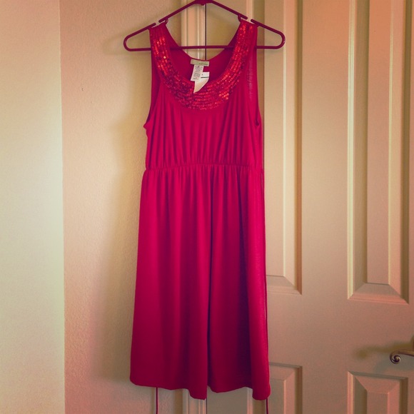 Red Maternity Dress