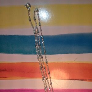 Gorgeous Sterling Sliver Necklace NWOT