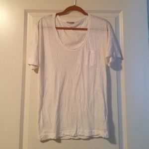 Oversized James Perse white t-shirt