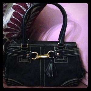 Coach Satchel Bag in Black