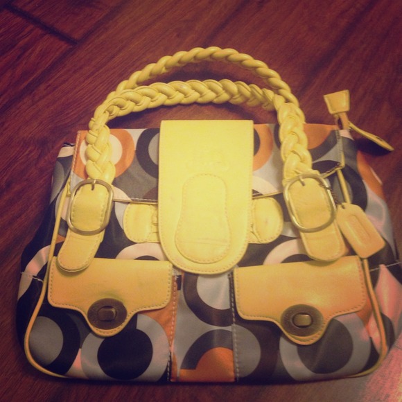 Multi-colored Coach bag