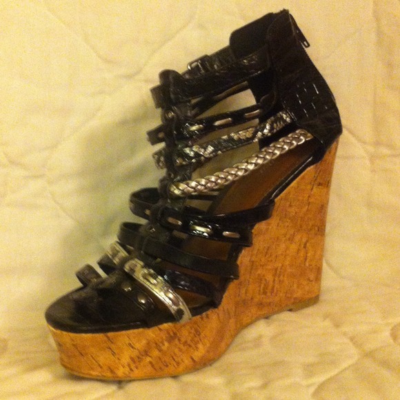 High wedge heels