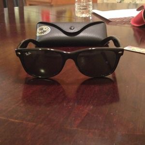 Black Ray-Ban sunglasses