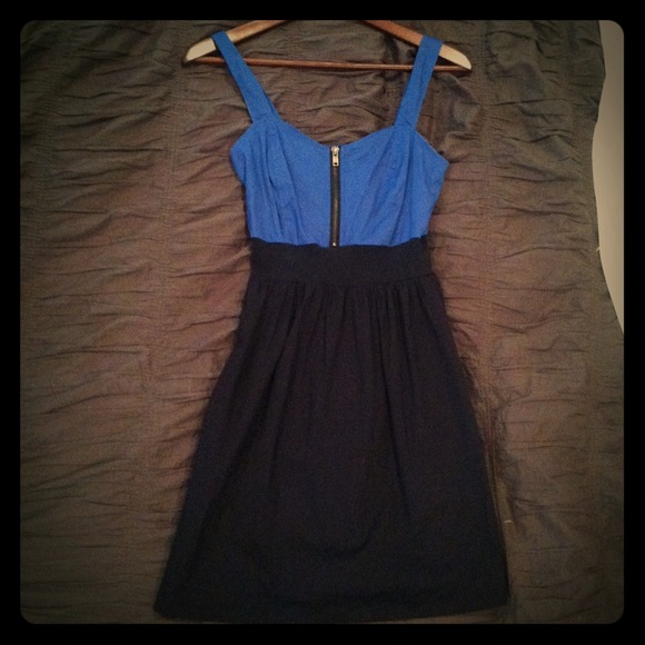 Little Black and Blue Dress