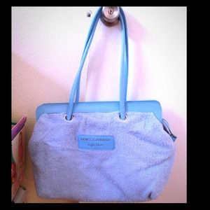 Authentic Light blue large handbag