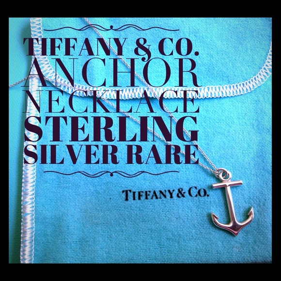SOLD Tiffany & Co Sterling Silver Anchor Necklace