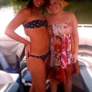 Abercrombie strapless two piece