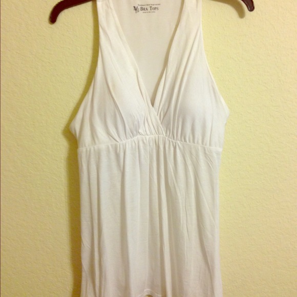 Victoria Secret white bra tank top - Picture 1 of 1