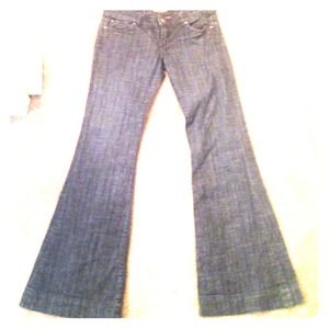 Denim trouser pants