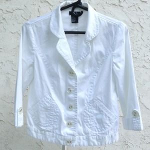 White blazer