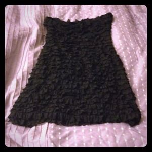 Black tube tunic