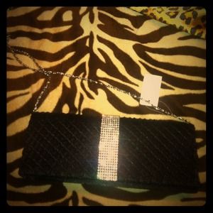 Black formal clutch