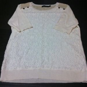 Lace Sweater Tee