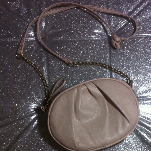 Blush and Gold Sparkle Cross Body Bag