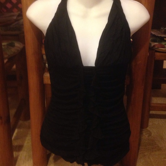 New black halter shirt!