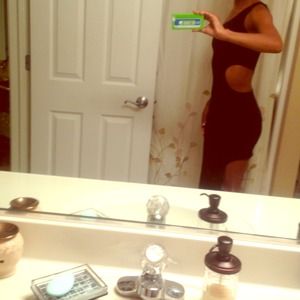 Sexy black maxi dress from Nasty Gal! WORN ONCE!