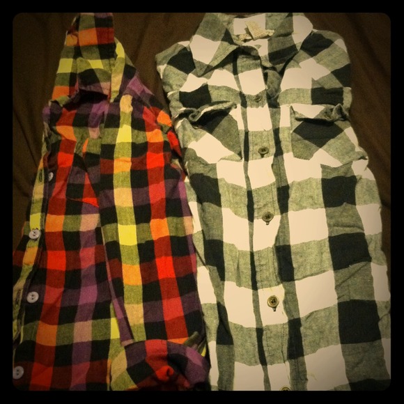Plaid long sleeved