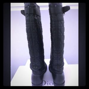 Christian Dior Tall Leather Boots