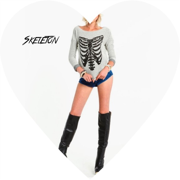 🎀 Sweaters - 🎀SOLD OUT🎀Bone Skeleton Sweater