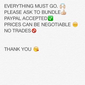 Everything must go!!!
