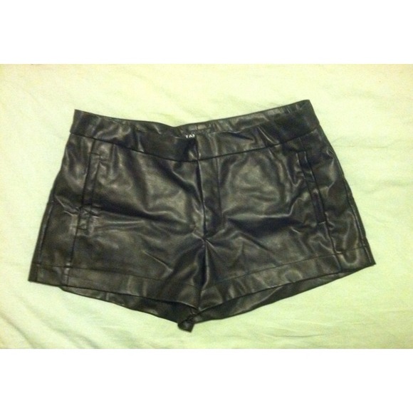 Pleather Shorts
