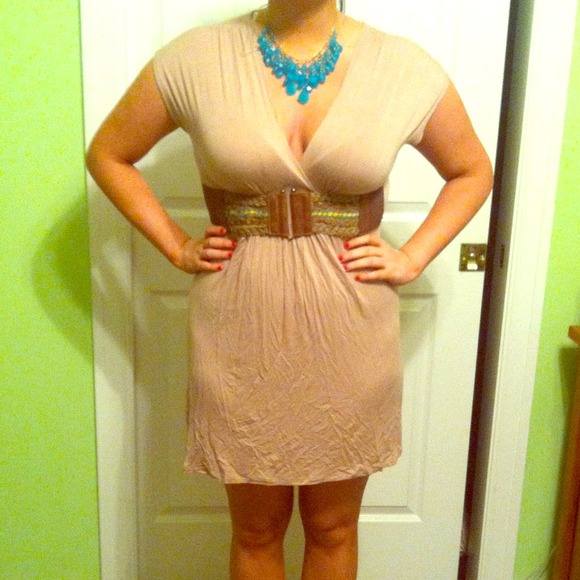 Neutral casual dress
