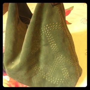 Green Lucky Brand hobo bag