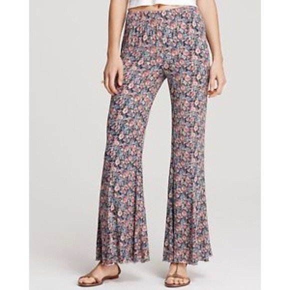 Free People Floral Pants