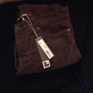 Heather Grey Corduroy Skinny Pants