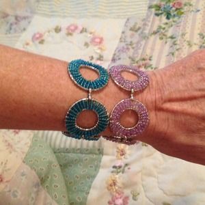 Reserved!Handmade beaded bracelets from Thailand!!